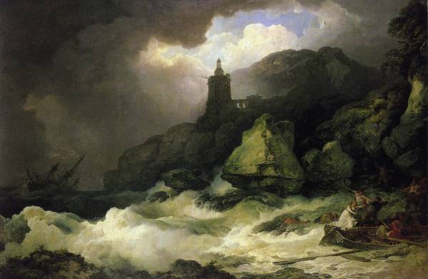 Philippe Jacques de Loutherbourg, The Shipwreck, 1793