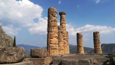 Temple d'Apol·lo a Delfos, Grècia